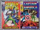 Captain America #118, 119 - 1969 - Silver Age Marvel Comics Lot