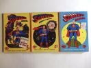 Superman 1950 Bumper Edition annual , Superman 1952 and Superman 1953-4 annuals