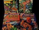 4 for Four Marvel Giant-Size Super-Stars Fantastic Four #s 1, 2, 4, and 5 - 6.0