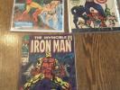 Iron Man 1, iron Man Ann 1 and Captain America 100: 3 silver age gems  Nice Lot