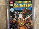 Infinity Gauntlet #1 CGC 9.8 - White Pages Marvel Thanos Avengers Key Issue