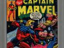 Captain Marvel #57 CBCS 9.6 White Pages - Western Penn Pedigree