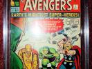 MARVEL Comics AVENGERS #1 1964 5.0 CGC CSBS 1st issue Thor Iron man Hulk