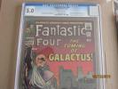 Fantastic Four #48  CGC 5.0 VG First App. Silver Surfer and Galactus Marvel