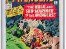 AVENGERS #3 CGC 8.0 (1964) Hulk, Sub-Mariner, Fantastic Four, X-Men, Spider-Man