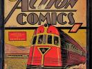 Action Comics 13 CGC 1.0 Qualified DC 1939 4th Superman Cover Scarce