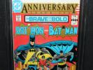 Brave and the Bold #200 - 1st App Batman & the Outsiders - CGC Grade 9.8 - 1983