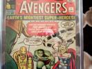 THE AVENGERS #1 (Sep 1963, Marvel) OFF WHITE TO WHITE PAGES MEGA KEY CGC 5.0
