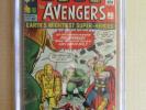 Avengers #1 Stan Lee with Jack Kirby and Dick Ayers art CGC 3.0 off white pages