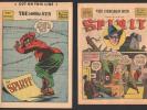 1945 March 25th/ July1st The Spirit Newspaper Comic Books by Will Eisner Lot (2)