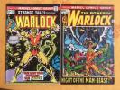 Warlock 1 & Strange Tales 178 - Marvel Bronze - Infinity War/Avengers