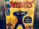 Avengers #87 CGC (3.0) -Origin of the Black Panther. G/VG OW Pages
