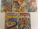 Marvel The Invincible Iron Man 118, 119, 120, 121,and 122 1979 Comic Book lot