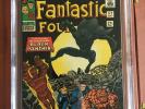 Fantastic Four 52 CGC 6.5 OW/W BLACK PANTHER SWEET SILVER KEY ORIGINAL OWNER