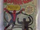 Amazing Spiderman 3 (1963) 1st app. Doc Ock 4th app. Spiderman CGC 7.0 very rare