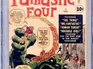 1961 Fantastic Four #1  CGC 2.5 The Fantastic Four and Mole Man 1st App