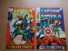 MARVEL: CAPTAIN AMERICA #118 & 119, 2ND & 3RD FALCON APPEARANCE, 1969, FN+ (6.5)