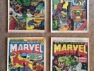 THE MIGHTY WORLD OF MARVEL - UK MARVEL COMICS WEEKLY NOS 2, 3, 4 and 5