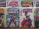 Marvel Captain America Comic Book LOT- 24 issues, Including # 100 & 118 1968-72