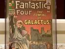 FANTASTIC FOUR 48 UNRESTORED CGC 3.5 OW PAGES FIRST SILVER SURFER APP COMIC
