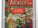 AVENGERS #1 CGC 3.0, 1st Appearance Stan Lee, Jack Kirby, Marvel Comics 1963