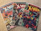 Uncanny X-Men Comics Lot 133, 139, 146 Marvel, 1980-1981