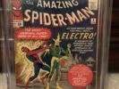 Amazing Spiderman #9 CGC 7.0 OW Pages  1st Electro  Classic Early Spiderman