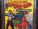 Amazing Spiderman #129 CGC 7.5 OW/W Pages  1st Punisher  Spiderman Mega Key