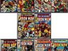 IRON MAN #91-100 some signed by Herb Trimpe, Dave Cockrum, Jim Starlin