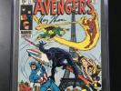 AVENGERS #71 CGC 9.4 SS (1969) 1st App Invaders NM Roy Thomas Signed