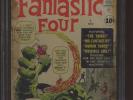 Fantastic Four 1 CGC 1.5 | Marvel 1961 | 1st Fantastic Four By Lee & Kirby