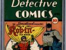 Detective Comics #38 CGC 5.0 B-5 1st Robin Batman 1940 DC