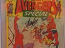 Avengers Annual 5 CGC 9.0 Signed Stan Lee 1972 only 1 higher