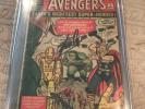 Avengers (1963 1st Series) 1 CGC 3.0 SS Stan Lee 1324707001. Off White To White