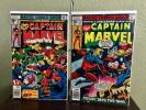 CAPTAIN MARVEL # 50 1st Appearance Dr. Minerva & #57 (Thor & Thanos App) (1977)