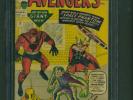 Avengers  #2 1963 CGC 4.5 VG+ scarce UK British Pence Variant 1st Space Phantom