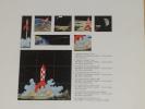 Tintin dossier plaques émaillées "Lune"    8 +2 feuillets