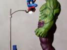 Custom Green Hulk Vs Spiderman 1/5 Scale Statue Diorama Green Spiderman/Spidey