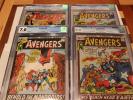 Avengers CGC Lot (4 Books) #93 (8.0), #94 (7.0), #95 (6.5), #96 (6.5) Neal Adams