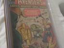 AVENGER #1 CGC 7.5 WITH WHITE PAGES 1ST APPEARANCE OF AVENGERS. BEAUTIFUL COPY