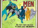 Original 1975 Batman Metal Men Brave Bold 120 DC comic color guide art splash pg