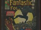 Fantastic Four 52 CGC 6.0 | Marvel 1966 | 1st Black Panther. Inhumans App.