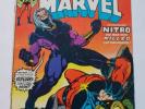 CAPTAIN MARVEL #34 & #57 - 1st App. Nitro & vs. Thor - 09/74 & 07/78 - Both VG+
