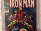 Iron man # 1 cgc 9.0  Solo title Stan Lee Sig, 55 Rare, Unpressed, Avengers ASM