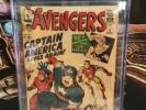 Avengers #4. 1964. Cgc. 3.5. 1st. Siver Age Captain America.