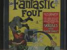 Fantastic Four 2 CGC 4.0 | Marvel 1962 | 1st Skrulls. 2nd Fantastic Four.