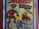 Avengers 2 CGC 5.0 R (Slight B-1) White Stan Lee Original Owner Silver Key
