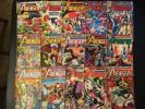 Avengers Lot Of 15 Vintage Comics 126-205 Cap Iron Man Black Panther Thor Vision