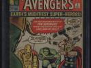 Avengers #1 CGC 3.0 CR-OW Pgs Origin 1st Appearance of Avengers Loki Stan Lee
