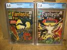 Fantastic Four lot #52 & #53 CGC 3.5 7.0 first app Black Panther Marvel 7/8 1966